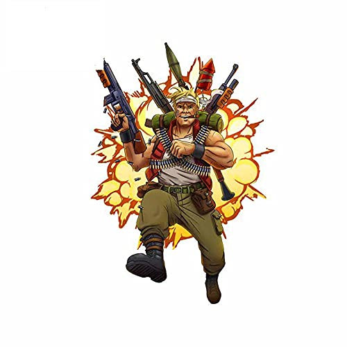 13 cm x 9,2 cm für Metal Slug Marco Rossi Autoaufkleber Vinyl wasserdicht Okklusion Kratzer