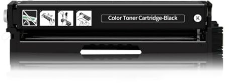 Tonerkartuschen C3224 C3210K0 Ohne Chip Kompatibel mit Lexmark C3224 C3210K0 C3224 C3326 MC3224 MC3326 C3224dw C3326dw(1 Pack Black)