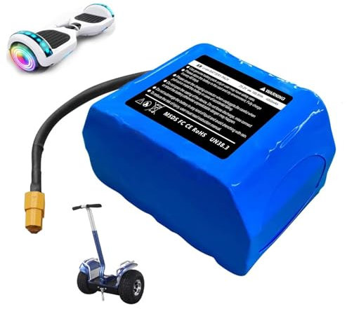 HJGHY Batería de Iones de Litio para Patinete eléctrico Hoverboard de 24 V y 4000 mAh. Batería de Iones de Litio de 24 V y 4 Ah para Patinete eléctrico.,6s2p
