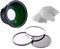 Canon VIXIA HF S10 0,43 X haute définition Super Grand Angle objectif W/macro + 58 mm 3 pièces Kit de filtre + Nwv Direct Micro Fibre Chiffon de nettoyage