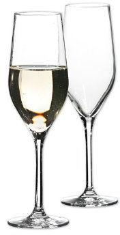 Bohemia Cristal Grand Gourmet Champagnerflöte, 6 Stück, in Geschenkbox, Fassungsvermögen 260 ml, Glas, durchsichtig, Einheitsgröße, 6