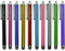 OrganicGuru® de haute qualité en microfibre Stylet Pointe 10 Stylet Stylos à mulitpacks – Stylet Capacitif Universel en métal en aluminium pour iPad 1, 2, 3, 4, iPad mini, iPhone 4, iPhone 5, Air, Google Nexus, Microsoft Surface Tablet, Samsung Galaxy S2, S3, S4, mini, Note, téléphones portables, HTC, LG, Nokia, Tablet PC, Asus Transformer, Advent, Blackberry Playbook, smartphones Android et tous les autres appareils à écrans capacitifs – Stylet universel pour écran tactile – 10 couleurs