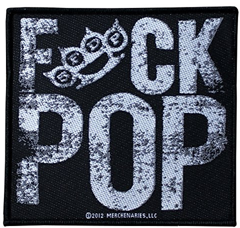 FIVE FINGER DEATH PUNCH Aufnäher FUCK POP Patch gewebt 10 x 9,5 cm