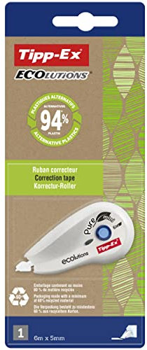 Bic Tipp-Ex ® rubans correcteurs eCOlutions (r) pure mini, 6 m x 5 mm - 1 pièce