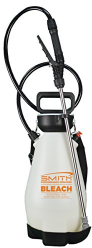 Smith Performance Sprayers 190447 2 Gallon Bleach Sprayer for Pros Removing Mold, Degreasing or Cleaning, White
