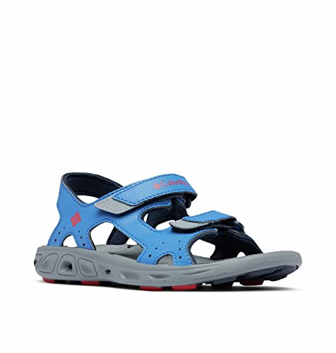 Columbia Youth Techsun Vent Sandales De Randonnée Et Trekking pour Mixte enfant, Bleu (Stormy Blue x Mountain Red), 32 EU