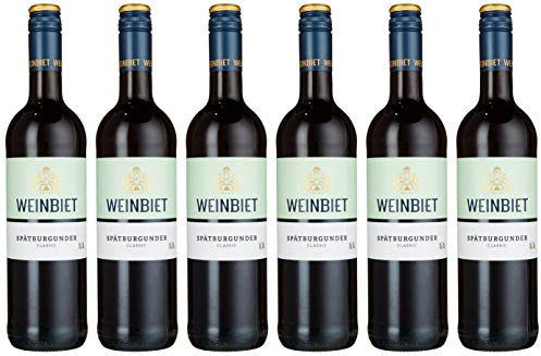 Weinbiet Manufaktur eG Classic Spätburgunder trocken Rotwein (6 x 0.75 l)