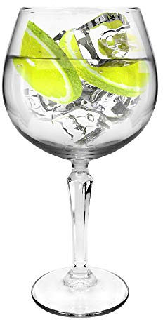 Ginsanity [Speakeasy groß [585 ml] Copa Glas Gin und Tonic [G&T] Balloon Gläser Für Cocktails und Geschenkbox