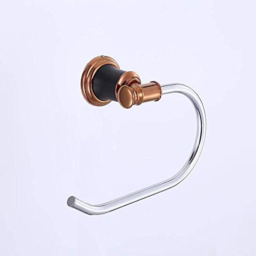 GZZ European-Style Badezimmer High-End Silber Handtuchhalter Handtuchring, Home Hotel Badezimmer Wand Handtuchhalter, Silber,Silber