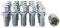 Chrome Set of 16 Wheel Bolts & 4 Locking Wheel Nuts for BMW 3 Series PN.SFP-16BM425+B425117