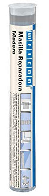 WEICON 10532115-36 Masilla Reparadora Madera | 56 g | De 2 Componentes | Sistema de Resina epoxi con Elasticidad Residual y sin contracción, Beige Claro, 56g