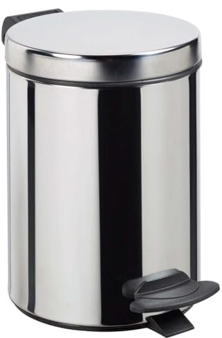 ROSSIGNOL Poubelle de salle de bains à pédale 3L Fabriqué en France - CYJEU