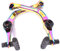 KHE BMX U-Brake U-Bremse Aluminium 7005 kaltgeschmiedet Oil Slick Hinten 186g