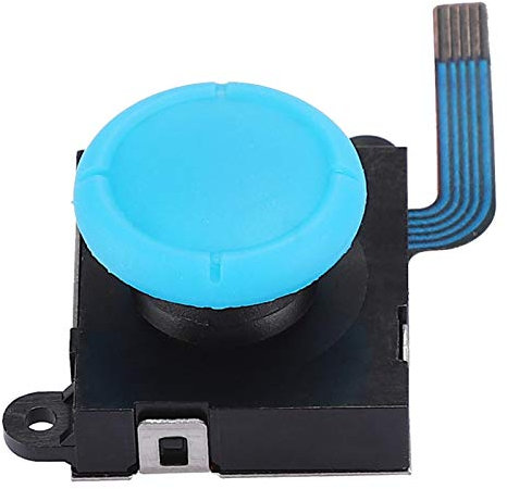 fasient1 Joystick de Remplacement Joystick analogique 3D Joystick Rocker avec Capuchon pour Switch Joy-Con Console(Bleu)