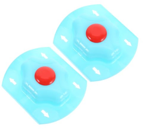 Cabilock Thumb Protector 2pcs Food Slicer Safety Holder Mandoline Potato Grater Slicing Finger Protector Vegetable Slicer Hand Guards for Chopping Grating Slicing (Blue) Onion Slicer