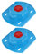 Cabilock Thumb Protector 2pcs Food Slicer Safety Holder Mandoline Potato Grater Slicing Finger Protector Vegetable Slicer Hand Guards for Chopping Grating Slicing (Blue) Onion Slicer