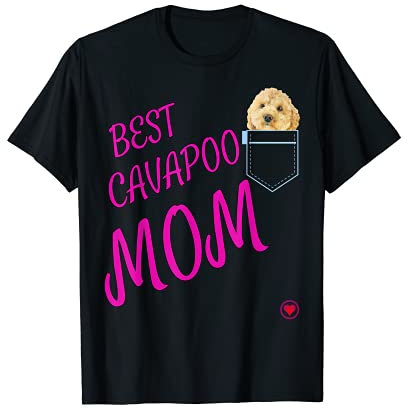 Cavapoo Mumin Tasche für Welpenliebhaber, süßes Pudelkreuz, Geschenk T-Shirt