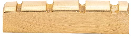 Musiclily Basic 38mm Messing E-Bass Sattel Vorgekerbt Bass Nut 38x6x9mm