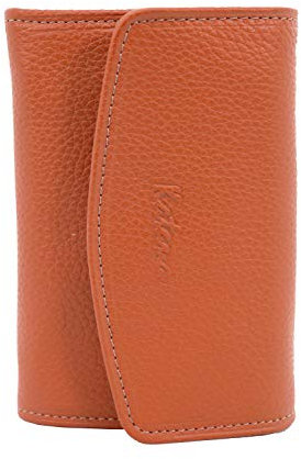 Katana Petit Porte Monnaie Femme en Cuir grainé réf 953041 (11 coul. disp.) (Orange)