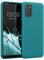 kwmobile Hülle kompatibel mit Nokia G21 / G11 Hülle - weiches TPU Silikon Case - Cover geeignet für kabelloses Laden - Petrol matt