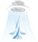 NAIZY 90W Deckenventilator mit Beleuchtung LED Ventilatorlampen mit Fernbedienung Dimmbar Deckenleuchte Morden Leise Ventilator für Wohnzimmer Schlafzimmer