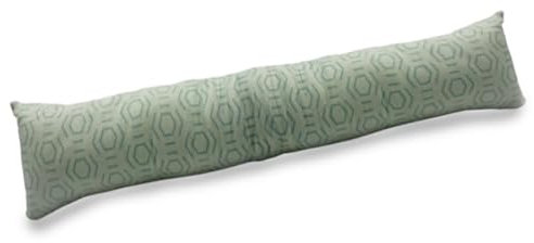 Virsus Paraspifferi per porte e finestre 987, lunghezza 80 cm, paraspiffero sottoporta universale circa 740 gr paravento pesante, in stoffa tessuto poliestere, Vari Modelli (Verde con Fantasia)