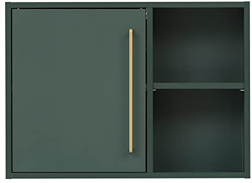 Lomadox Badezimmer Hängeschrank in waldgrün, B/H/T: ca. 66,8/48,4/16 cm