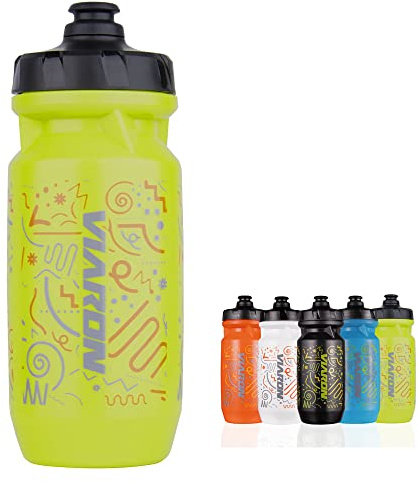 MotuTech 550ML Bouteille d'eau Compressible pour Vélo Cyclisme Sport et Plein Air Gourde étanches Squeezable Water Bottle PP Sans BPA (Vert)
