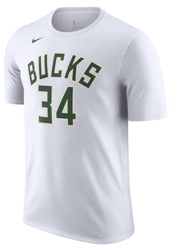 Milwaukee Bucks Nike NBA-T-Shirt Für Herren, White/Antetokounmpo G, DR6385-106, XL