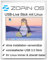 Linux Zorin OS mit 64 Bit auf 32 GB USB 3.0 Stick - USB Live Stick - bootfähig