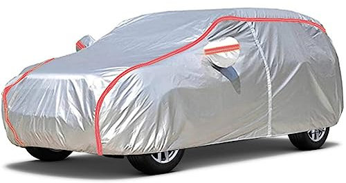 autoabdeckung vollgarage für Volkswagen Sharan 1 (2005 Facelift) 2.8 V6 Tiptronic (2004-),autoabdeckung Stoff für Volkswagen Auto abdeckplane autohülle autogarage(Color:SR,Size:with Cotton)