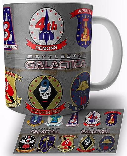 Battlestar Galactica 1978 Keramik Becher 325ml Tasse Mug