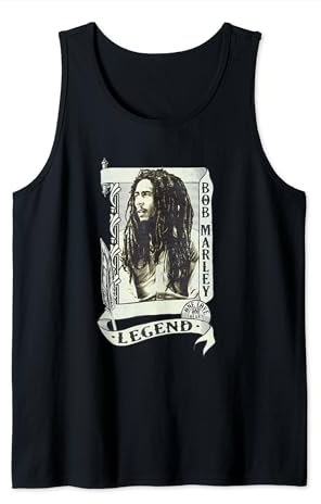 Bob Marley Legend Schriftrolle Tank Top
