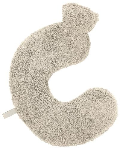 Neck Hot Water Bottle with Removable Teddy Fur Cover, Wrap Around Hot Water Bottles for Body, Neck and Shoulder - Pampering and Gift Idea for Him and Her (Cream)