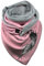 Schal Damen Schwarz Mit Knöpfen Vintage Weich Baumwollschal Mit Knopf Muster Halstuch Deckel Kuschelig Herbst Winter Dreieck Blumen Warm Knopfschal Winterschal Damenschal Scarf (A 1-Pink, One Size)