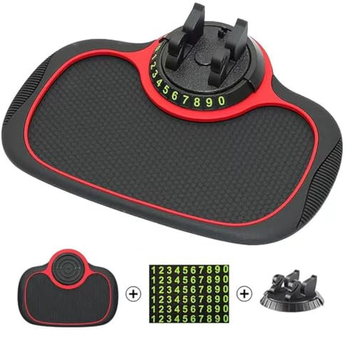 Tapis de voiture multifonction antidérapant en silicone pour tableau de bord de voiture, tapis universel pour téléphone portable, clés et gadgets
