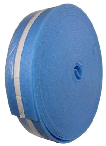 PROFIVENT.DE Randdämmstreifen (Dehnfugenband mit Folie und Klebestreifen, 8mm/100mm/50m) Randdämmung Randdämmung Fußbodenheizung Dehnungsfugenband verschiedene Typen