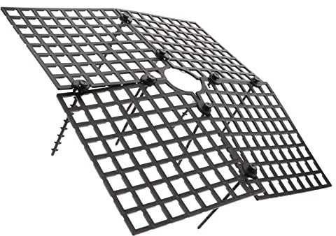 INOOMP Blumentopfgitter Pflanzenschutz Blumentopfnetz Zuschneidbar Mittel Schwarz Katzen Und Babyschutz Topferdeabdeckung Garten