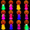 TOPJOWGA Halloween Leucht Springendes Spielzeug, 12 Stück Springbälle Hüpfball, Spring Launchers Toys, LED Leuchtspielzeug, Party Mitgebsel Kindergeburtstag, Jumping Spielzeug Glow in The Dark