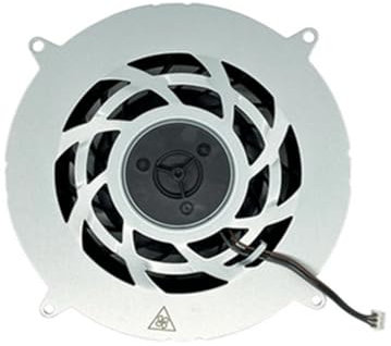 XBERSTAR Ventilateur de rechange pour Sony PlayStation PS5 Slim - 12 V CC - 1,69 A - 19 pales - Ventilateur de refroidissement interne pour PS5 Slim (noir)