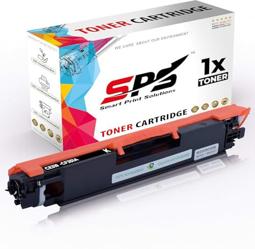 SPS Drucker Toner Kompatibel für HP Laserjet Pro 100 Color MFP M 175 NW - CE310A / 126A | Schwarz | 1.200 Seiten