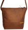 Bowleanies Taschen Umhängetasche aus Lederfaserstoff (Braun)