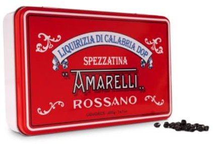 Amarelli Spezzatina 400g – Liquirizia Pura Artigianale Italiana, Gusto Intenso, Confezione Rossa, Senza Zucchero