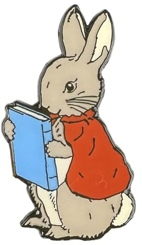 Pawprint Family | Flopsy Enamel Pin Badge | Official Merchandise from Beatrix Potter's The Tale of Peter Rabbit