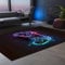 bamyum Funspot Gamer-Teppich, Bedruckter Teppich Chenille-Druck Maschinell Hergestellt für Spielzimmer, Gamer-Teppiche für Schlafzimmer, Videospiel-Teppich, Waschbarer Teppich Gaming-Teppich 160x230