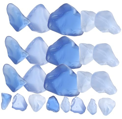 BUGUUYO Aquarium-felsen- Schwarzer Kies Für Aquarien Aquascaping-felsen Glattes Aquarium-substrat 0 5 Kg Glaskiesel