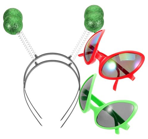 MAGICLULU Sonnenbrille Partybrillen Für Erwachsene Mit Stirnband Aus Abs-Material Für Kostüm Cosplay Requisite Accessoires Und Fotoshootings