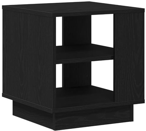 vidaXL Couchtisch Schwarze Eiche 40 x 40 x 43 cm Holzwerkstoff, Couchtisch für Dein Wohnzimmer, robuster Stauraum, modernes Design, Holzoberfläche, Matte Optik
