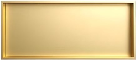 LFONDIGE 304 Stainless Steel Embedded Shower Niche, Wall Niche Box Waterproof - No Tile Needed, Shower Shelf Storage Recess for Home Improvement(Gold-a,72x32x12.5 cm)