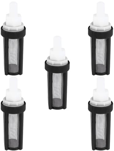 TEHAUX Mikropumpenfilter mit Edelstahlnetz für Wassereinlass, 5 Stück